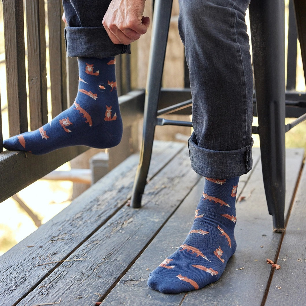 Conscious Step, Socks That Protect Foxes - Boutique Dandelion