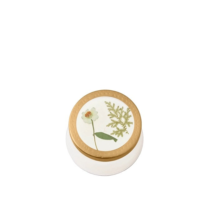 Rosy Rings, Sunlit Neroli Pressed Floral Candle