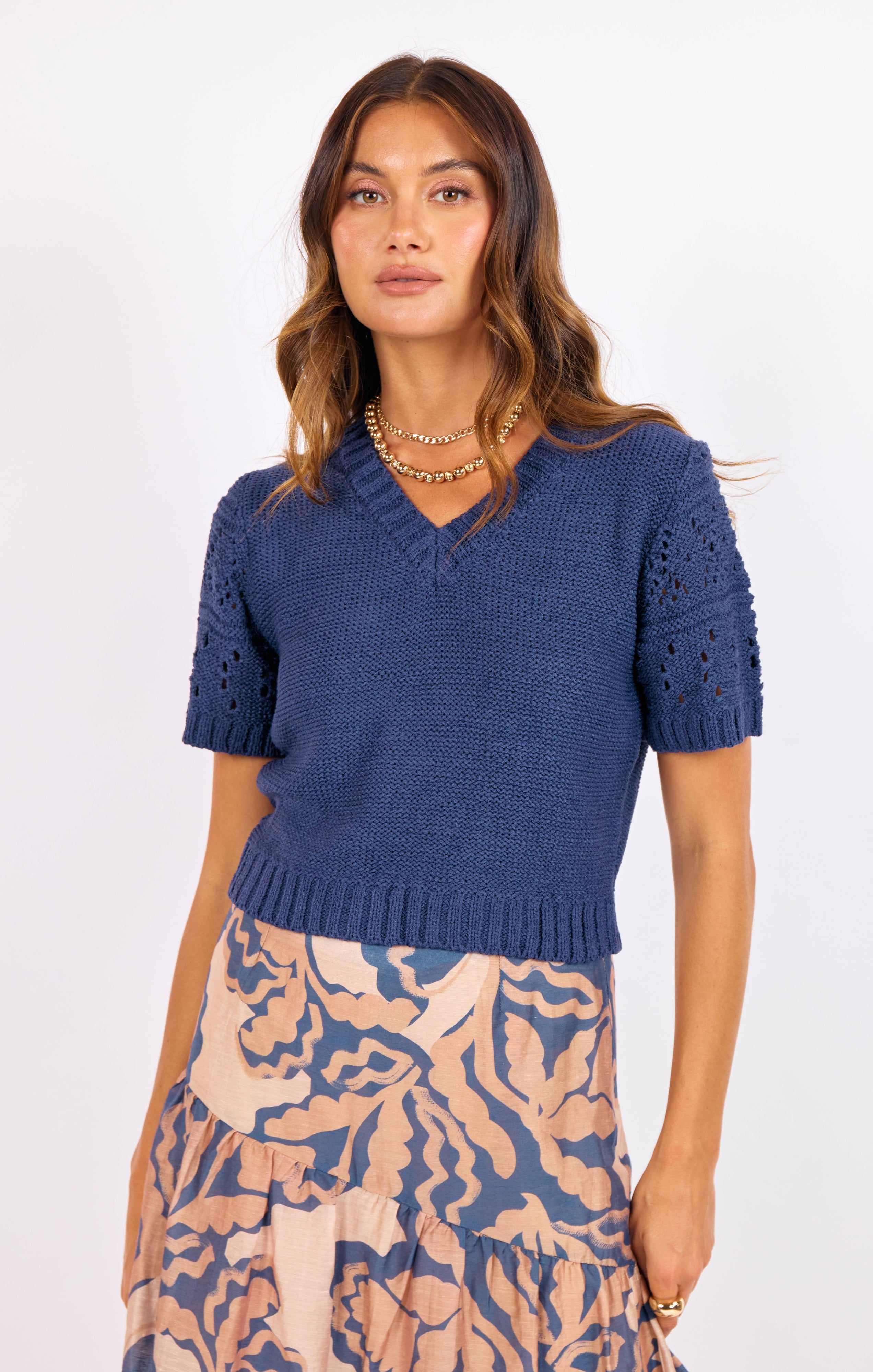 Janice Short Sleeve Sweater – Boutique Dandelion