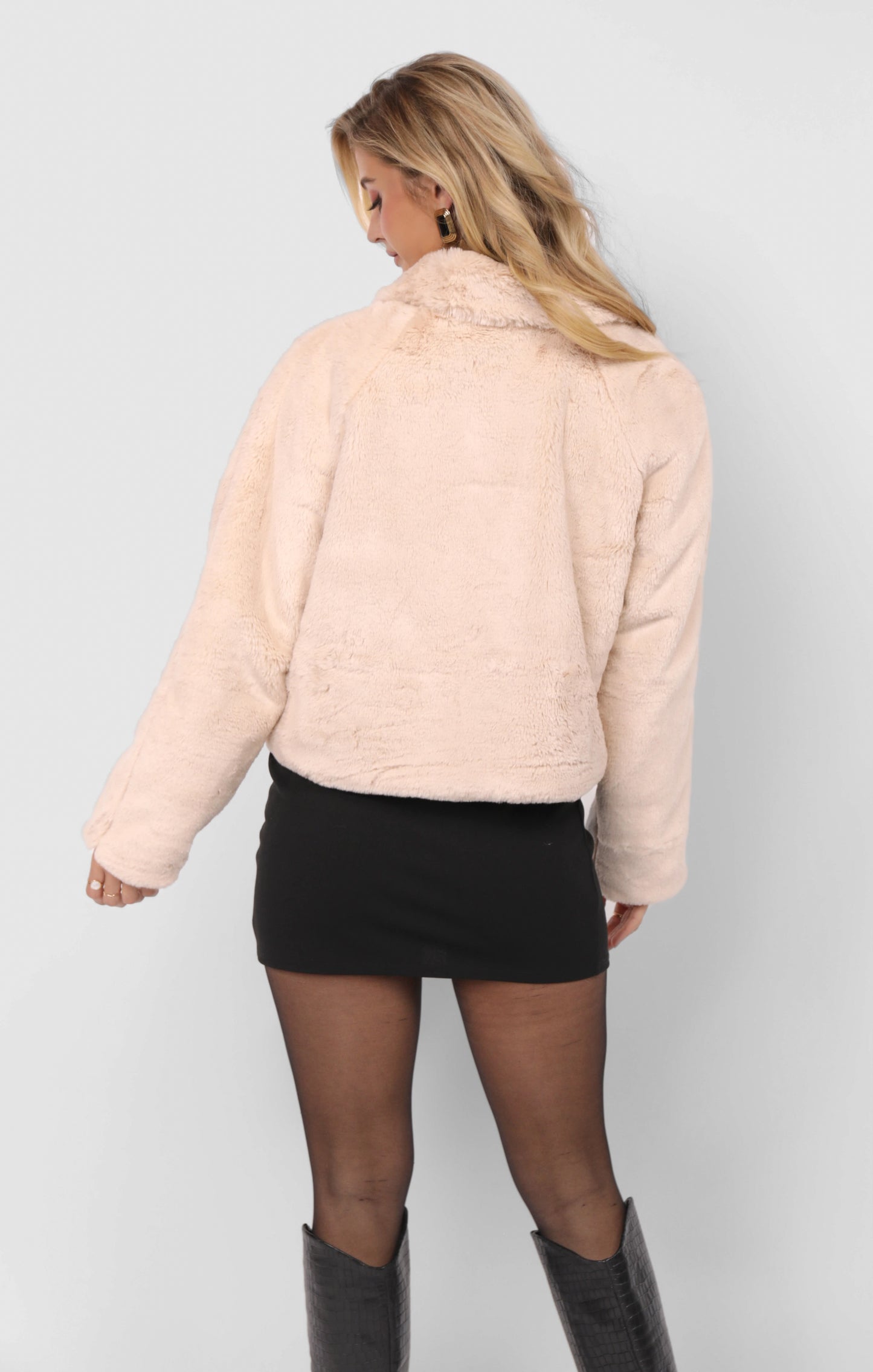 Libby Faux Fur Zip Jacket
