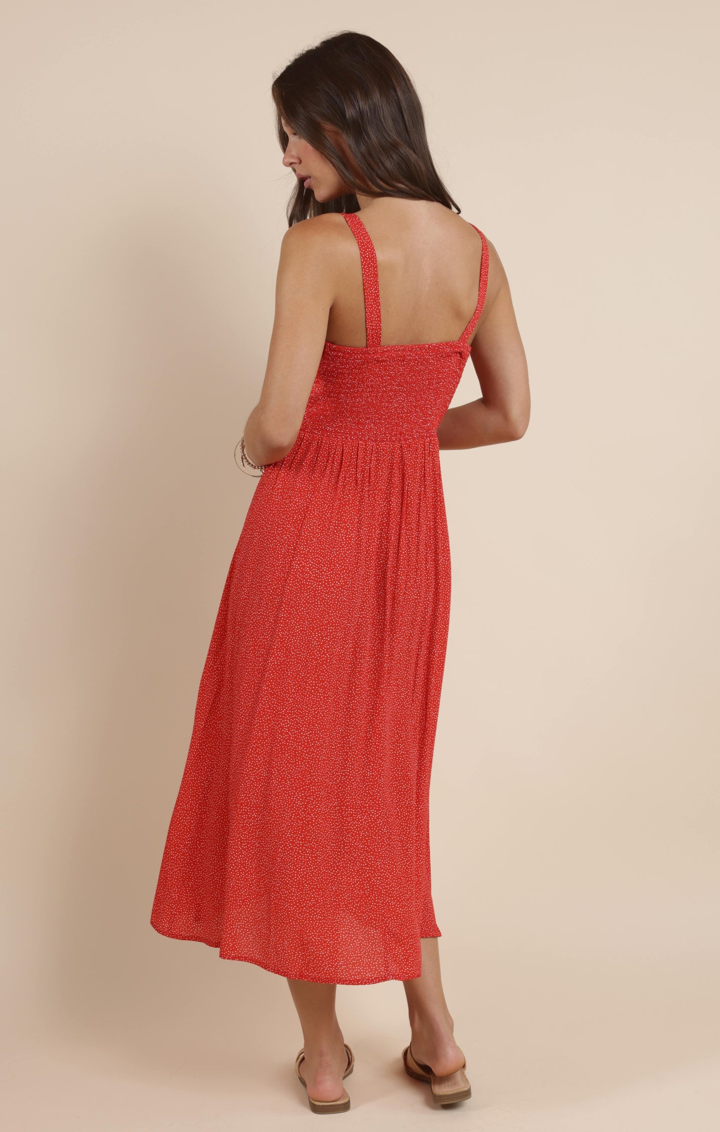 Sadie & Sage, Nina Milkmaid Midi Dress