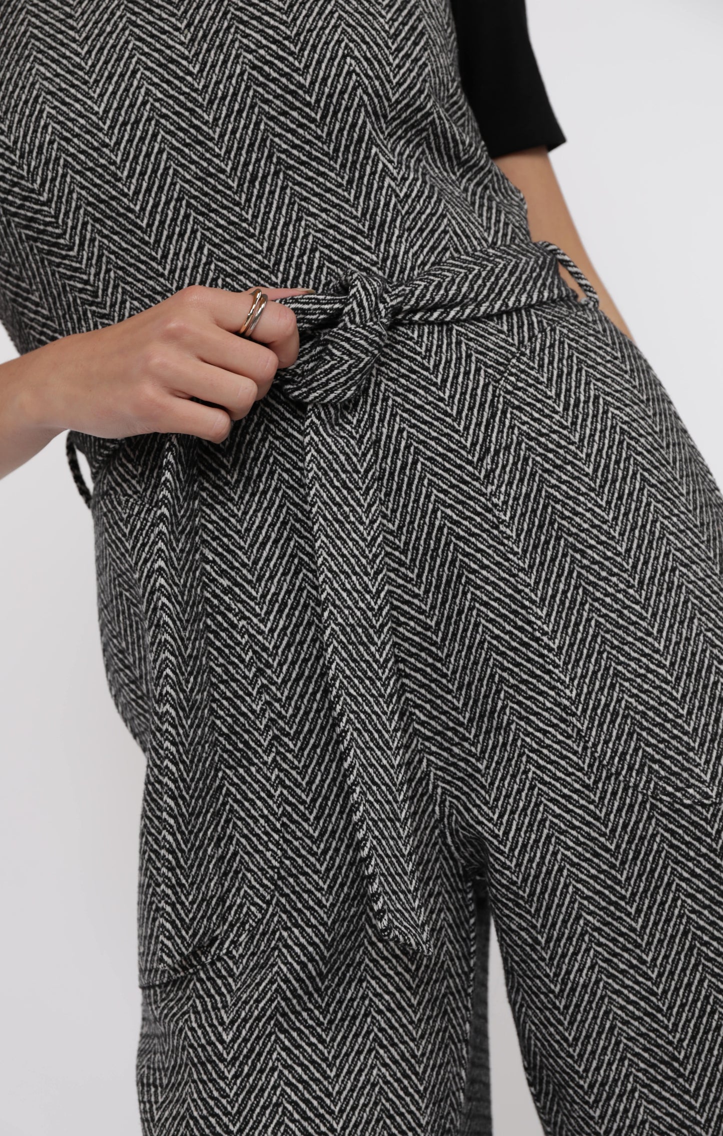 Femme Energy Belted Overall Jumpsuit