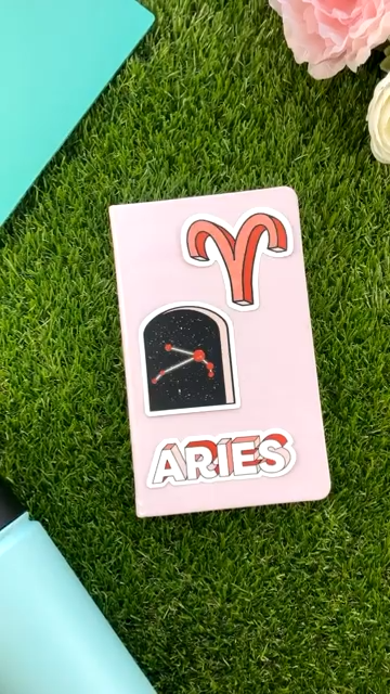 Big Moods, Aries Vinyl Stickers - Boutique Dandelion