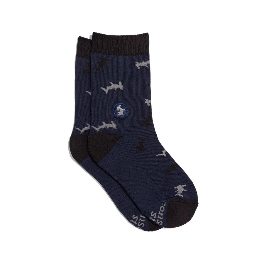 Conscious Step, Kids' Socks That Protect Sharks - Swimming Sharks - Boutique Dandelion