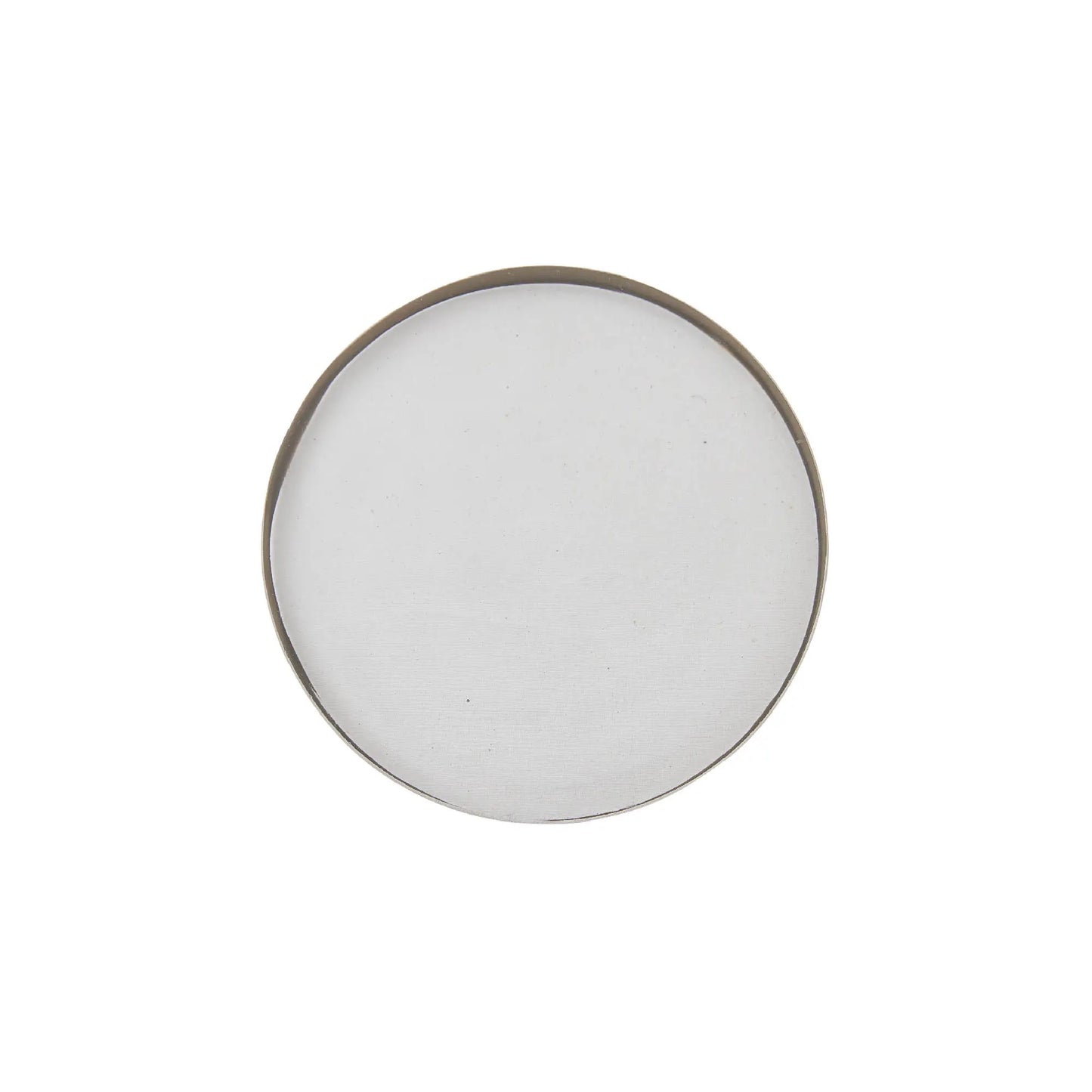 Rosy Rings, 6" Round Glass Candle Coaster - Boutique Dandelion