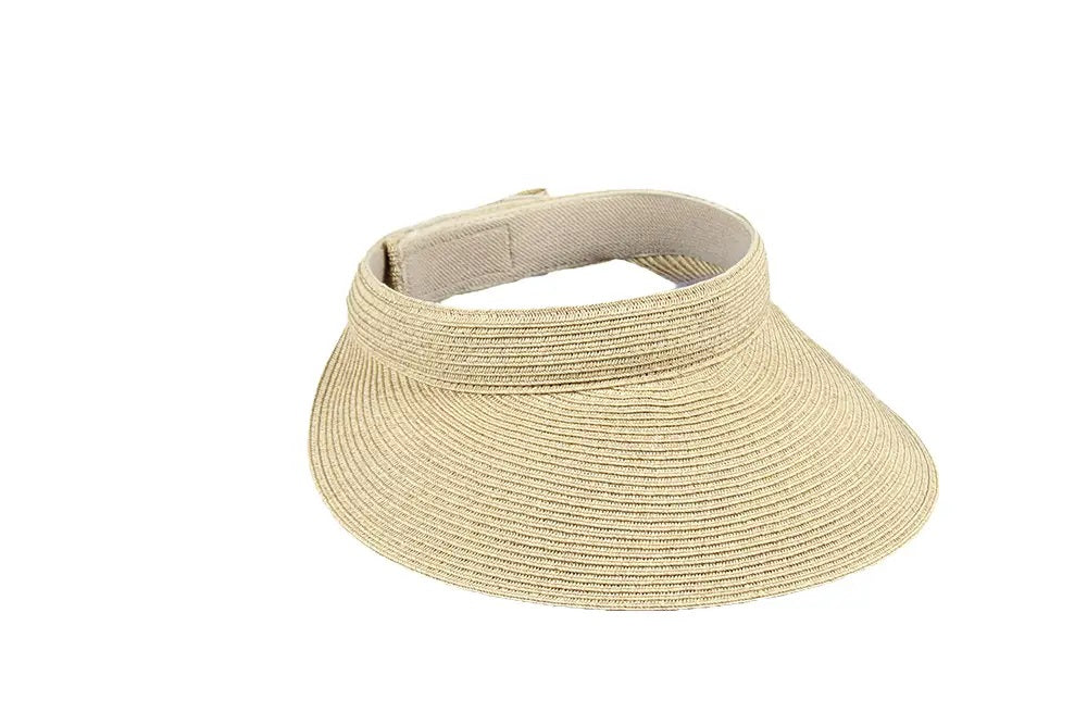 Jeanne Simmons, Paper Braid Brim Visor