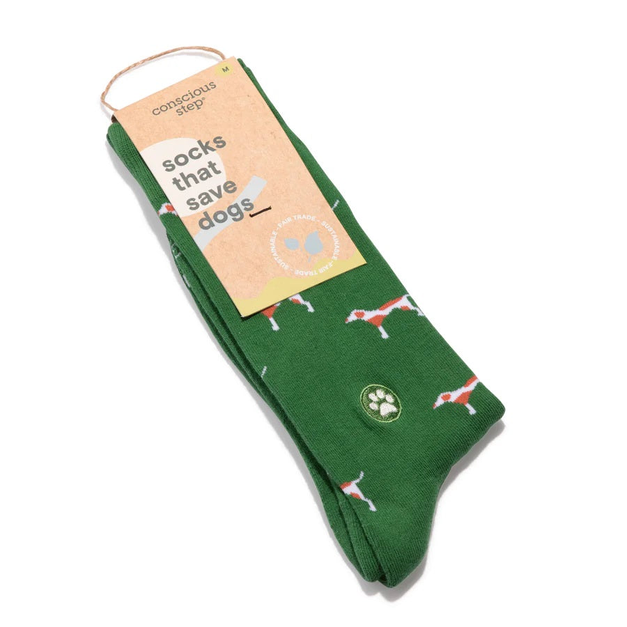 Conscious Step, Socks that Save Dogs - Spotted Doggos - Boutique Dandelion