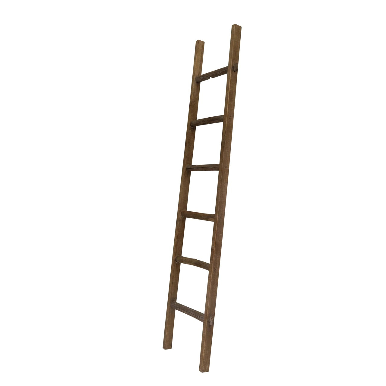 76" Decorative Wooden Ladder