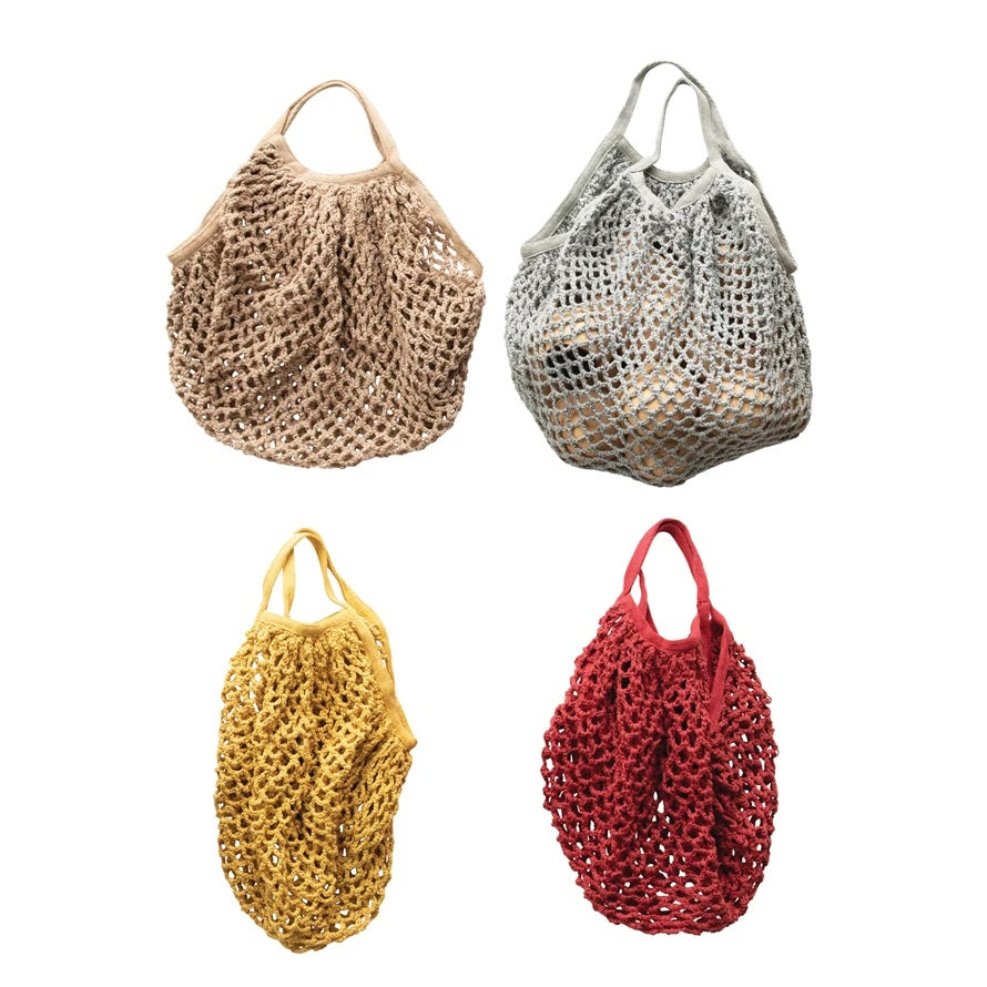 Cotton Crochet Market Bag