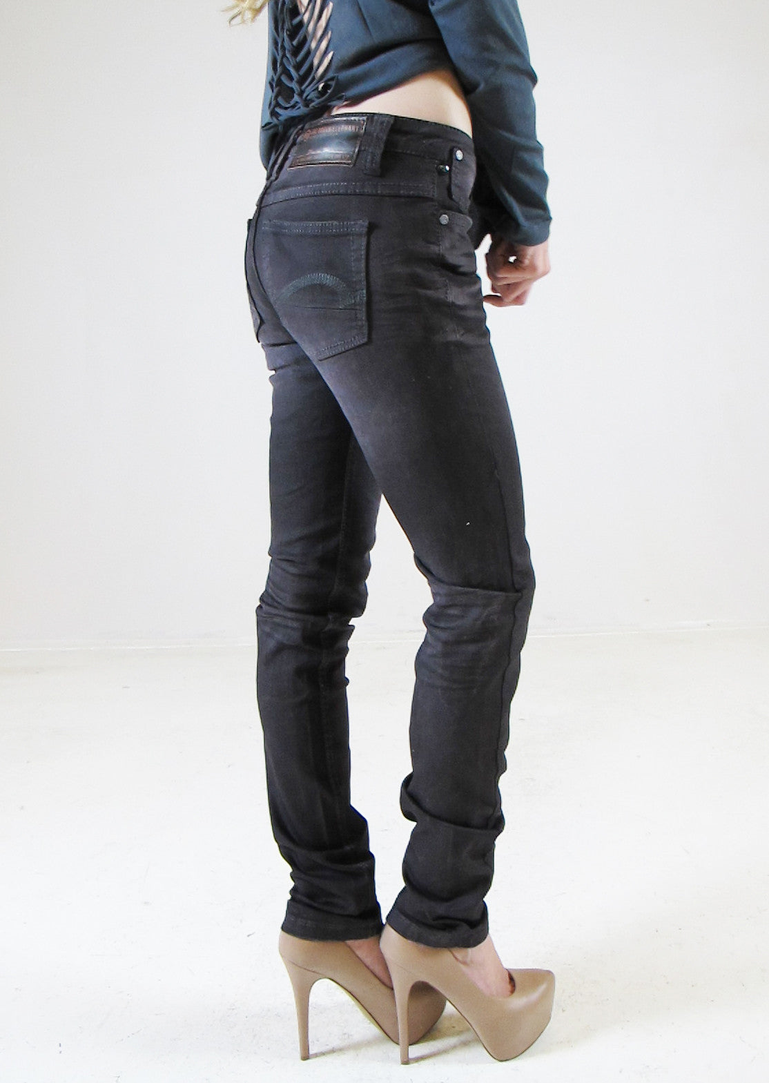 OGE, Memphis Skinny Leg Denim, Denim, One Green Elephant, Boutique Dandelion - Boutique Dandelion