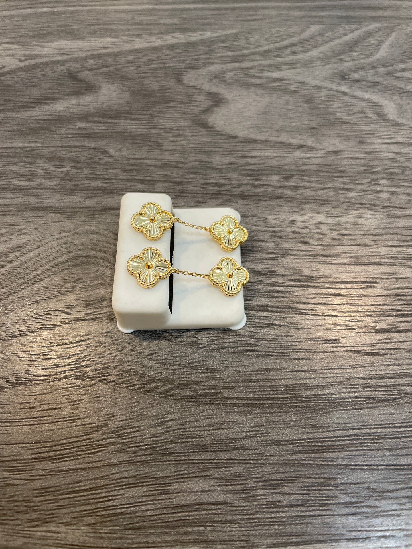 Double Alhambra Flora Earrings