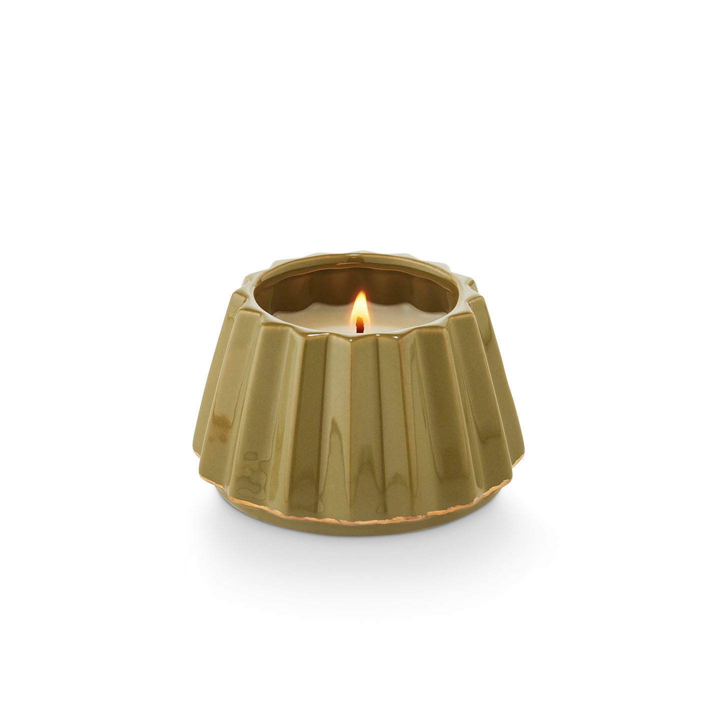Illume, Tried & True Gilded Tree Ceramic Candle