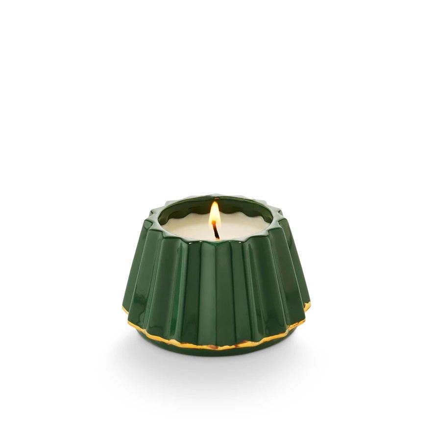 Illume, Tried & True Gilded Tree Ceramic Candle