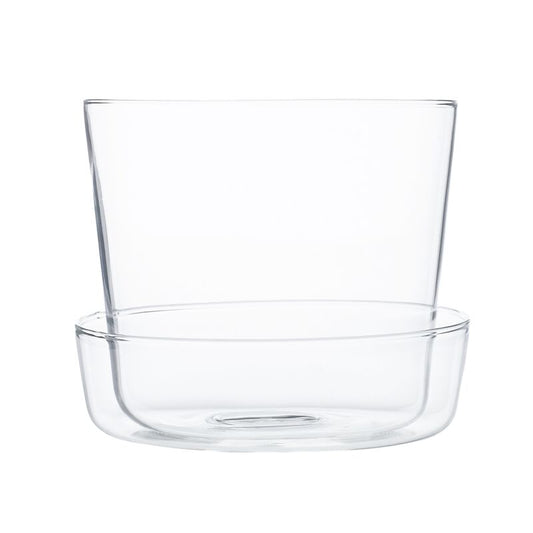 Glass Pot With Saucer