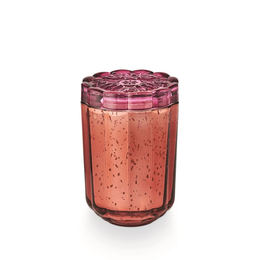 Illume, Flourish Glass Candle in Pink Pepper Fruit - Boutique Dandelion