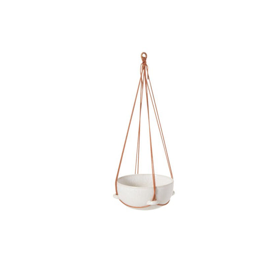Redondo Hanging Pot in White - Boutique Dandelion