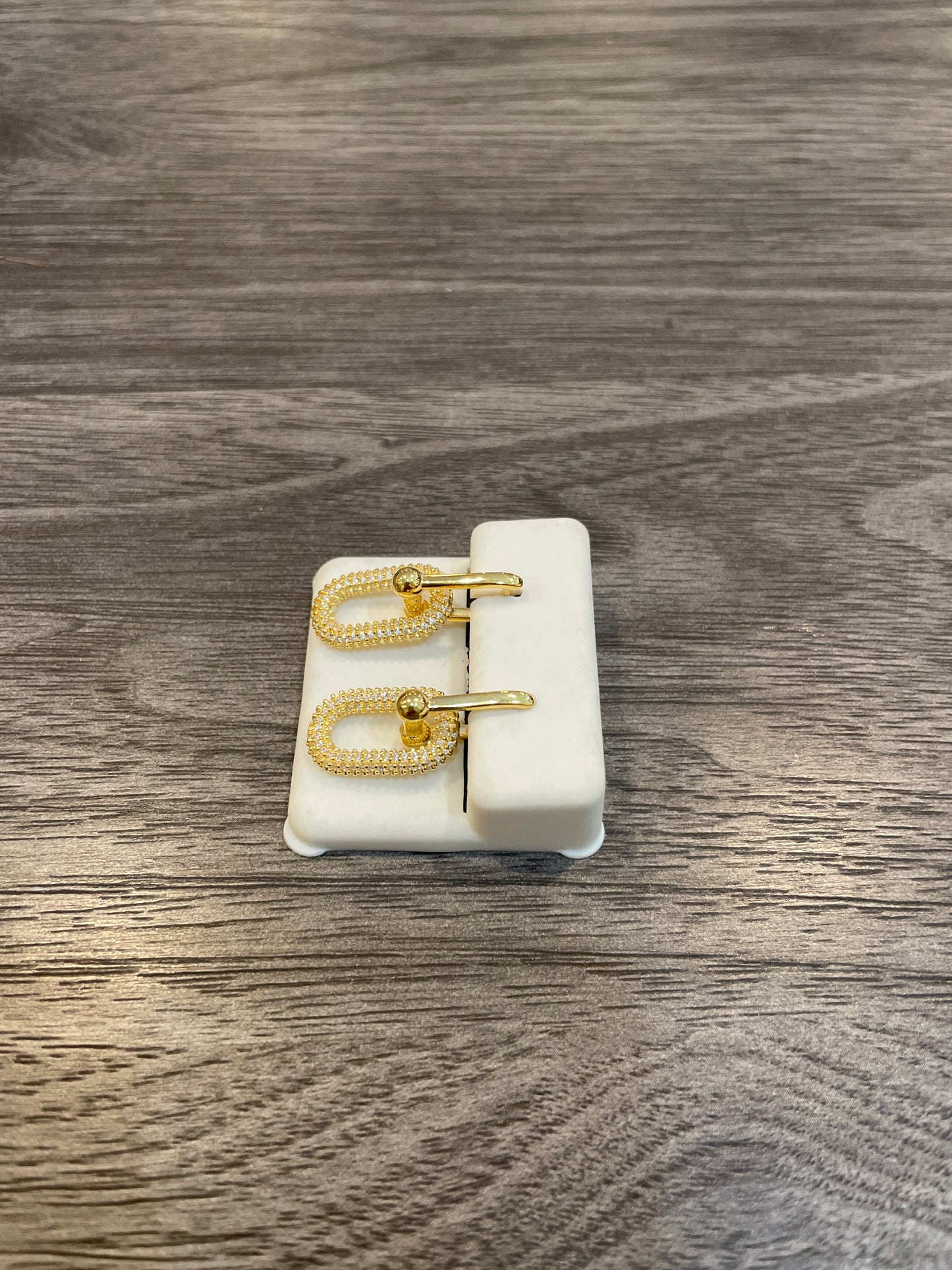 Large Link Hardware Earrings