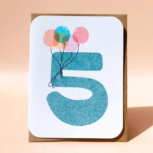5th Birthday Card