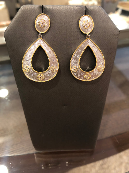 Teardrop Pendant Earrings