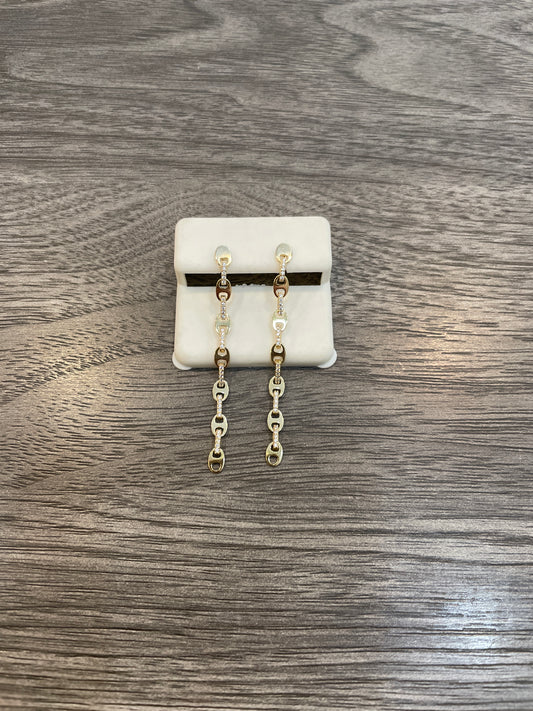 Long Belt CZ Earrings