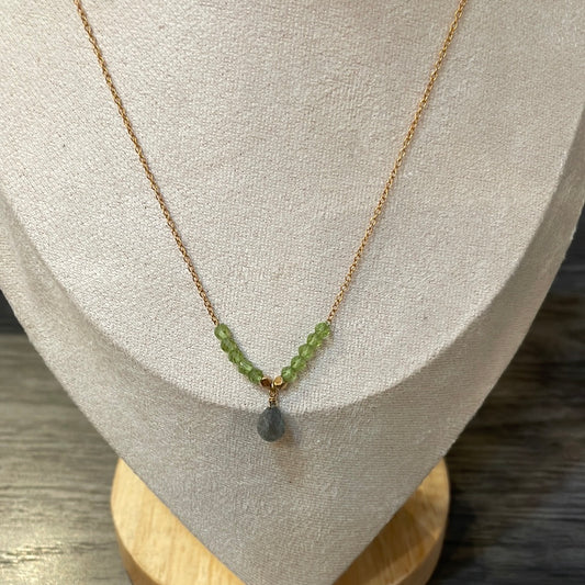 Green Labradorite Necklace