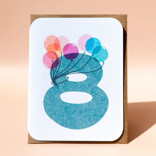 8th Birthday Card