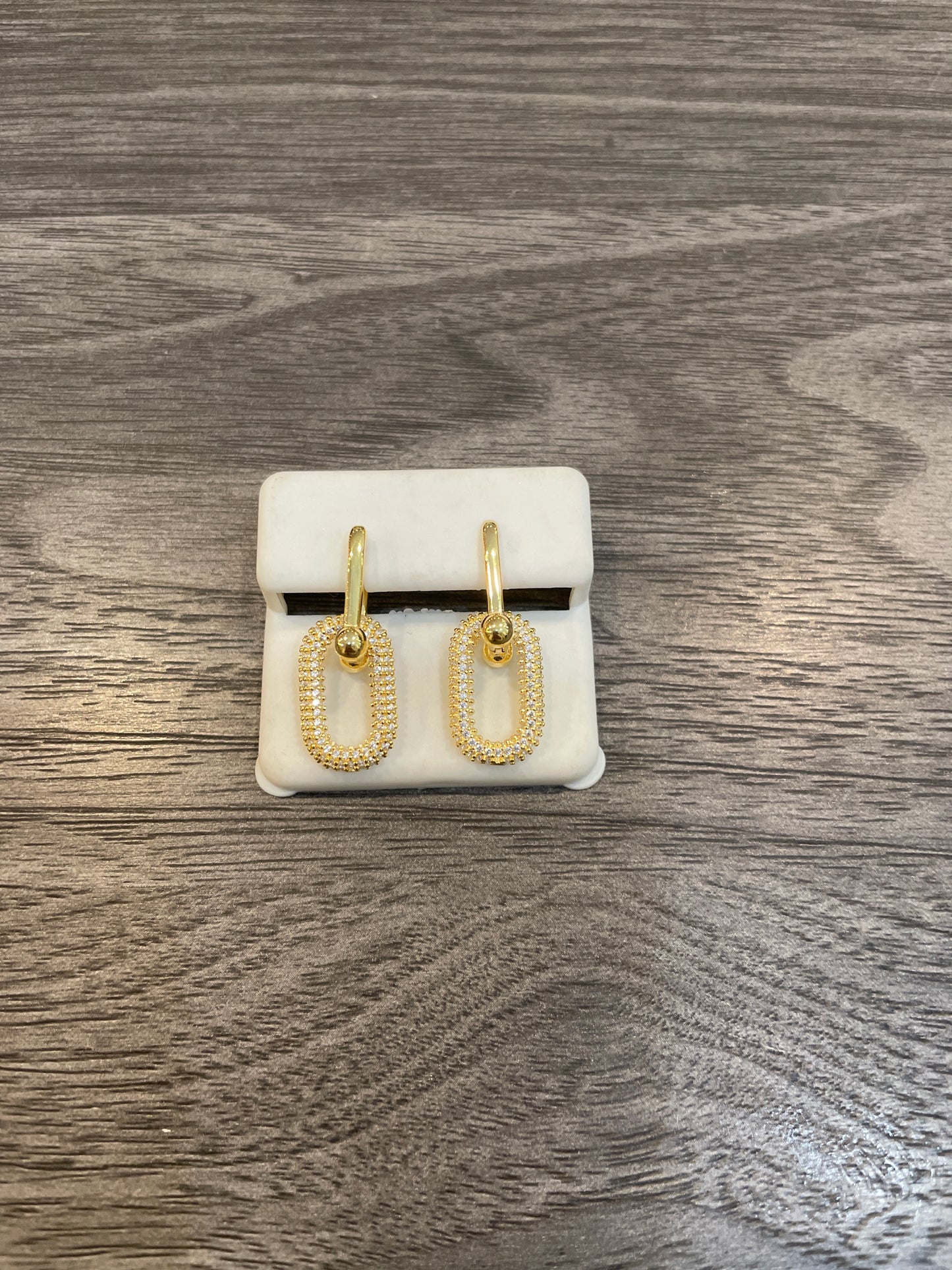 Large Link Hardware Earrings