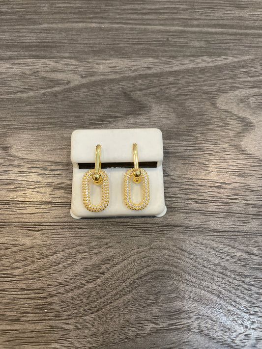 Large Link Hardware Earrings