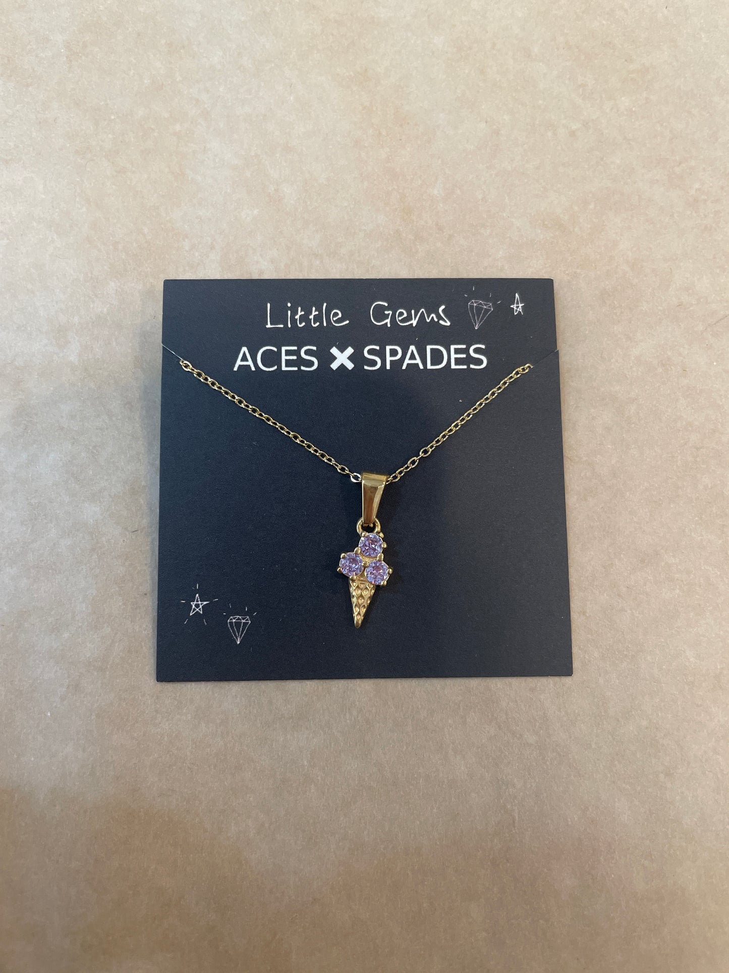 Little Gems By Aces x Spades, Wish Necklace For Girls