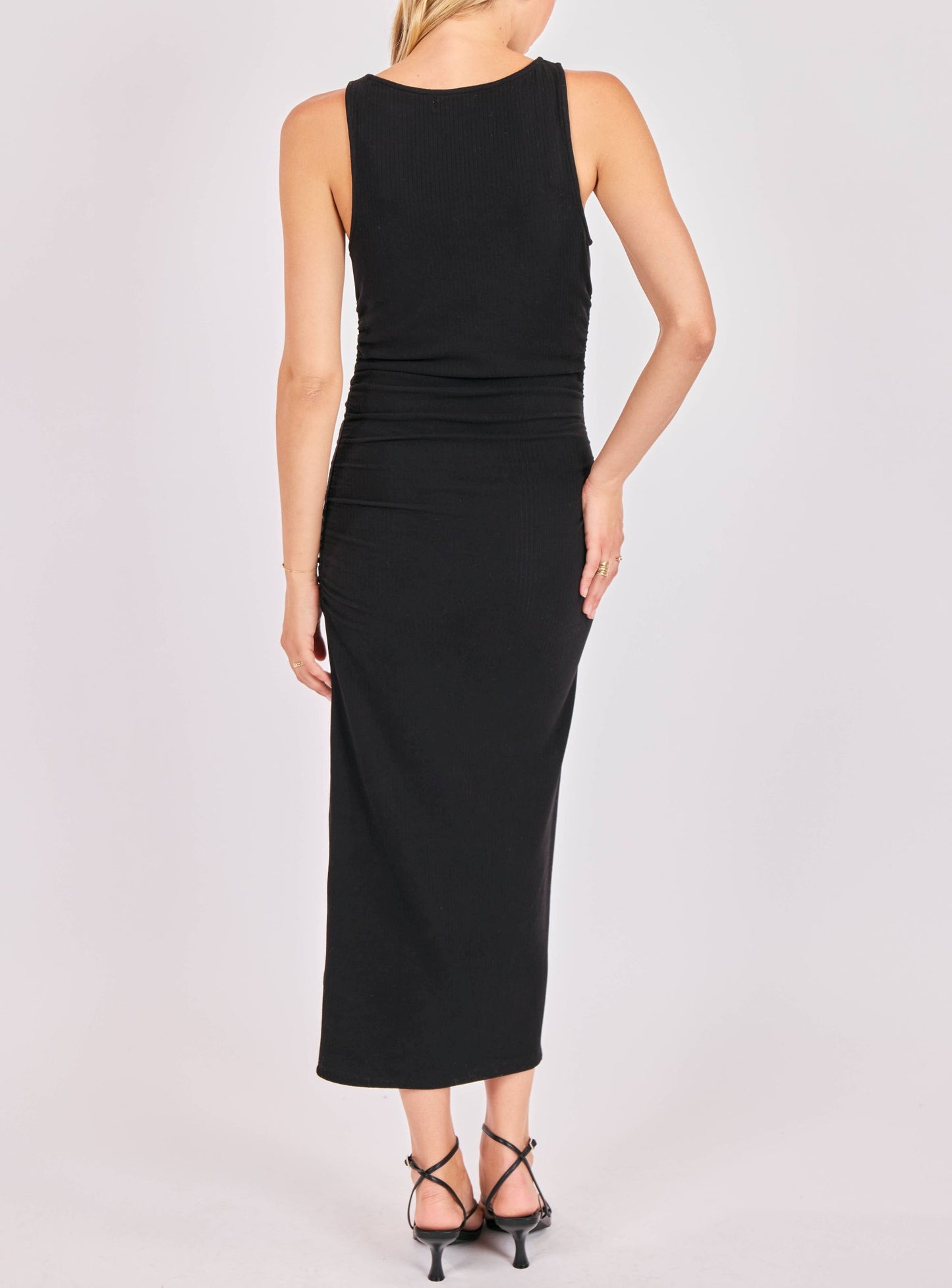 Willowbrook Knit Ruched Midi Dress