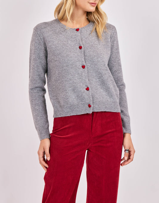 Leighton Heart Button Cardi