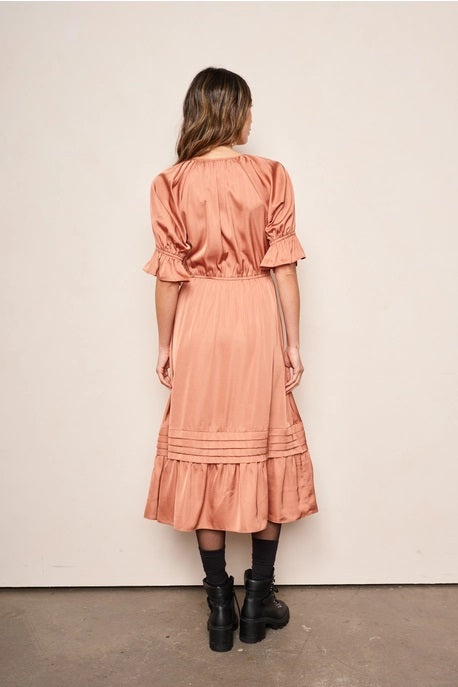 dRA Clothing Los Angeles, Arabella Dress in Mauve - Boutique Dandelion