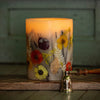 Rosy Rings, Honey Tobacco Small Round Botanical Candle