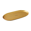 Rosy Rings, Brick Oval Gold Candle Plate