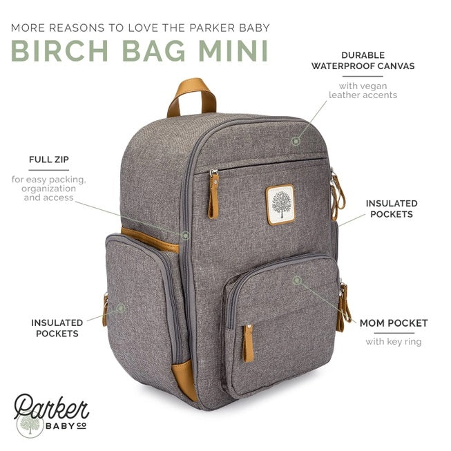 Parker Baby Co., Birch Bag Mini - Diaper Backpack
