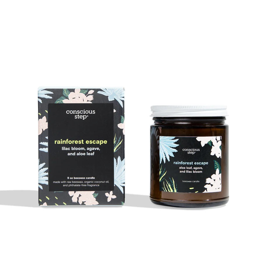 Conscious Step, Candles That Protect Tropical Rainforests - Rainforest Escape - Boutique Dandelion