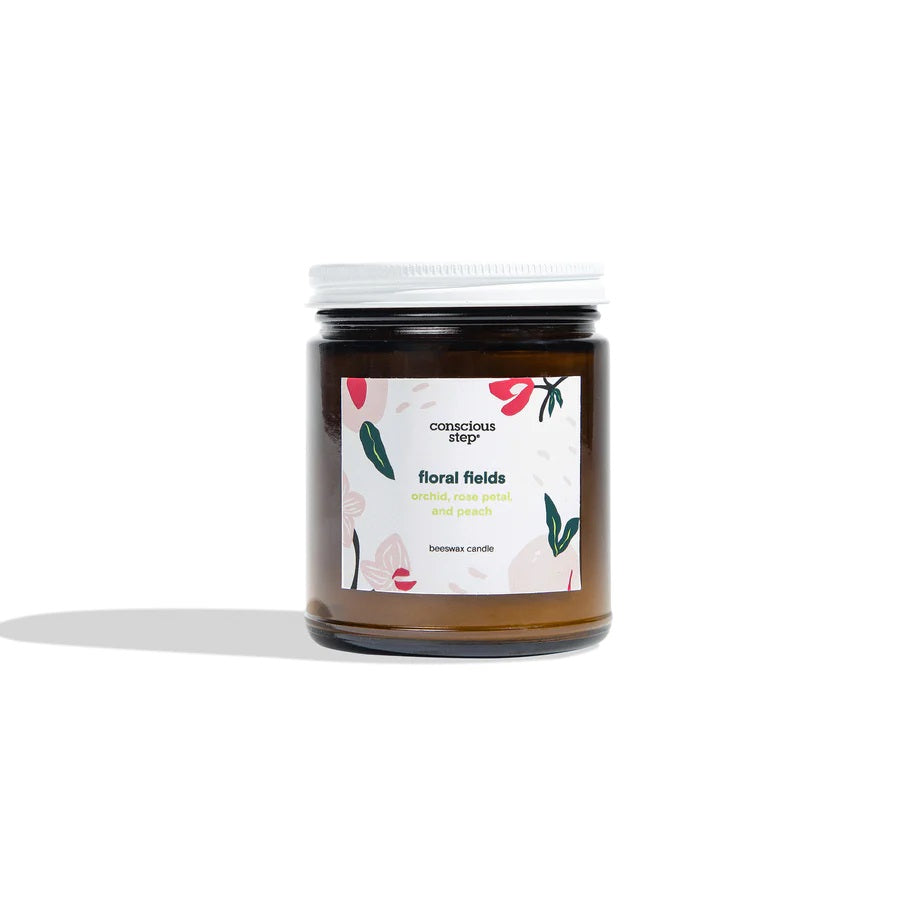 Conscious Step, Candles That Support Mental Health - Floral Fields - Boutique Dandelion