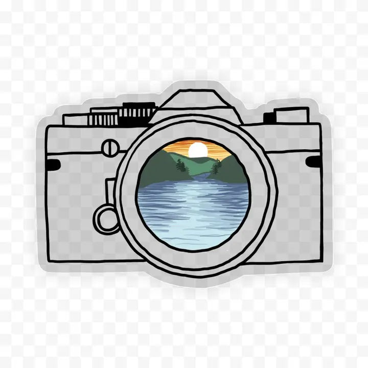 Big Moods, Camera Nature Clear Vinyl Sticker