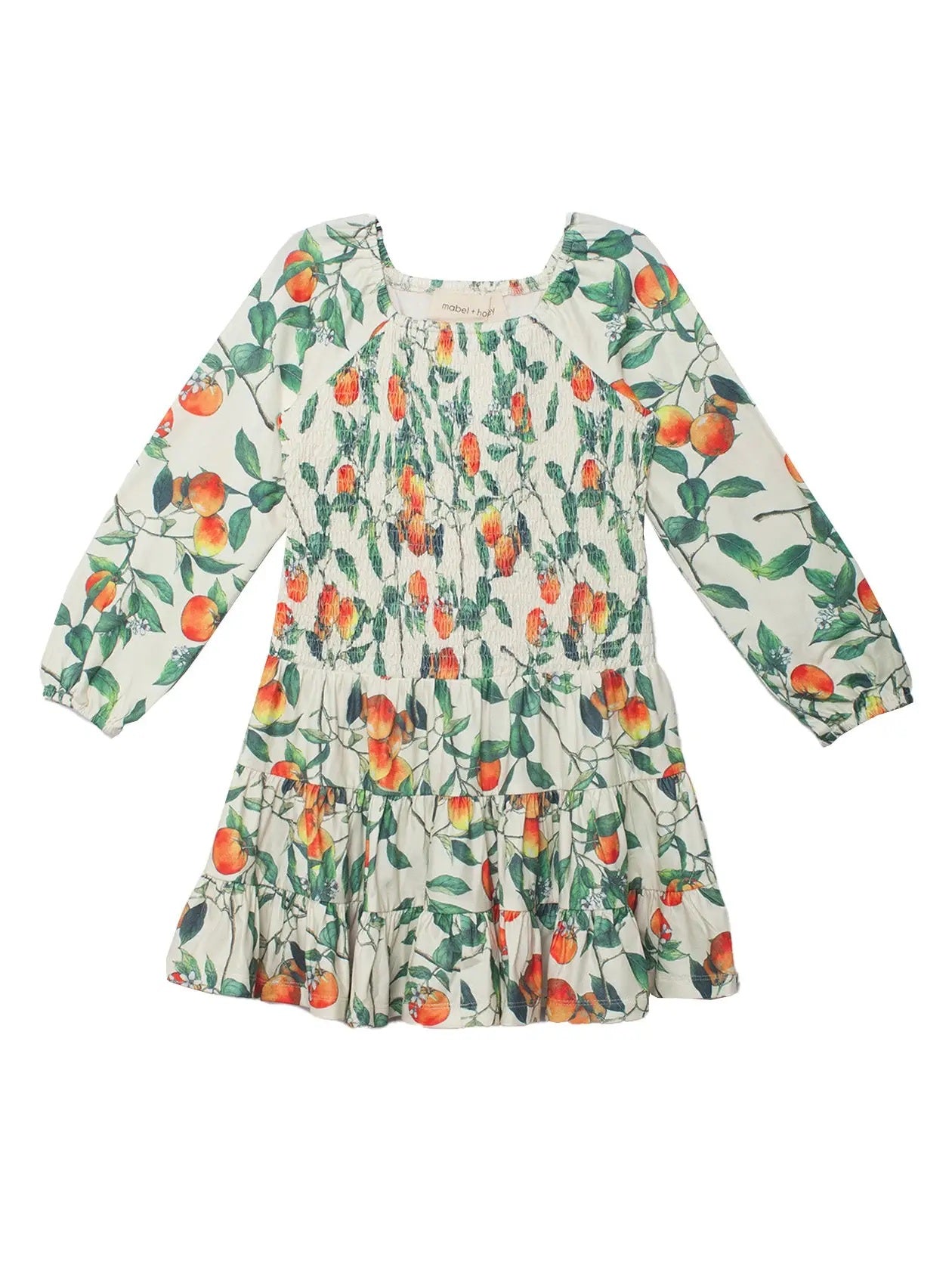 Clementine Smocked Long Sleeve Dress