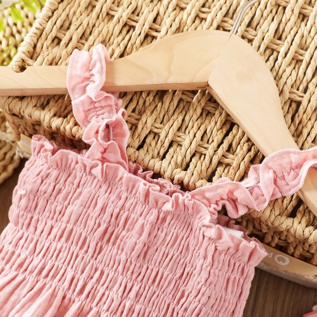 Cotton Smocked Dress for Baby Girl