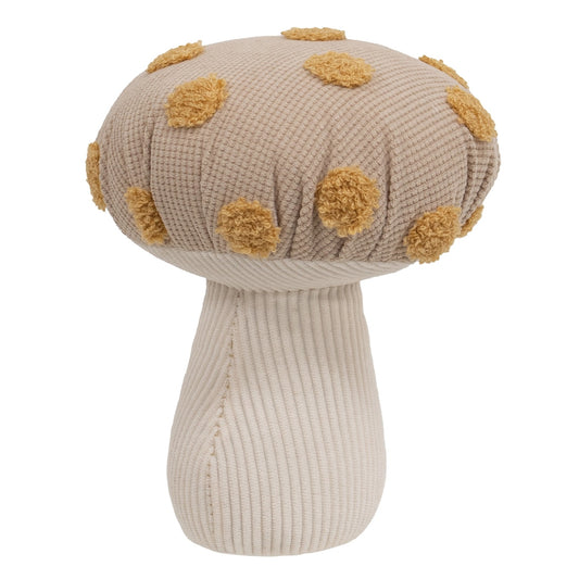 Cream Polka Dot Mushroom Sitter