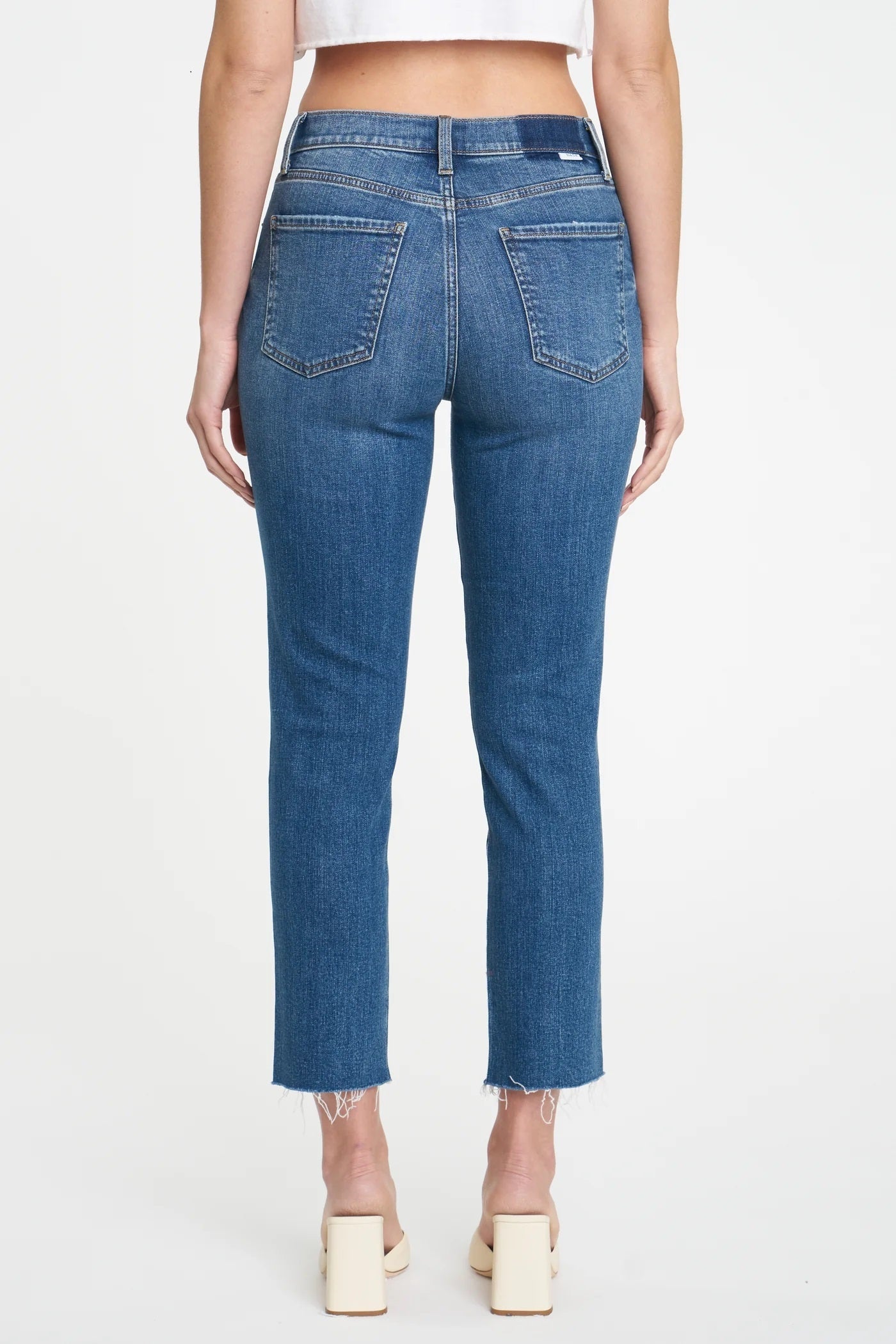 Daze, Daily Driver High Rise Skinny Straight in Kiss Me - Boutique Dandelion