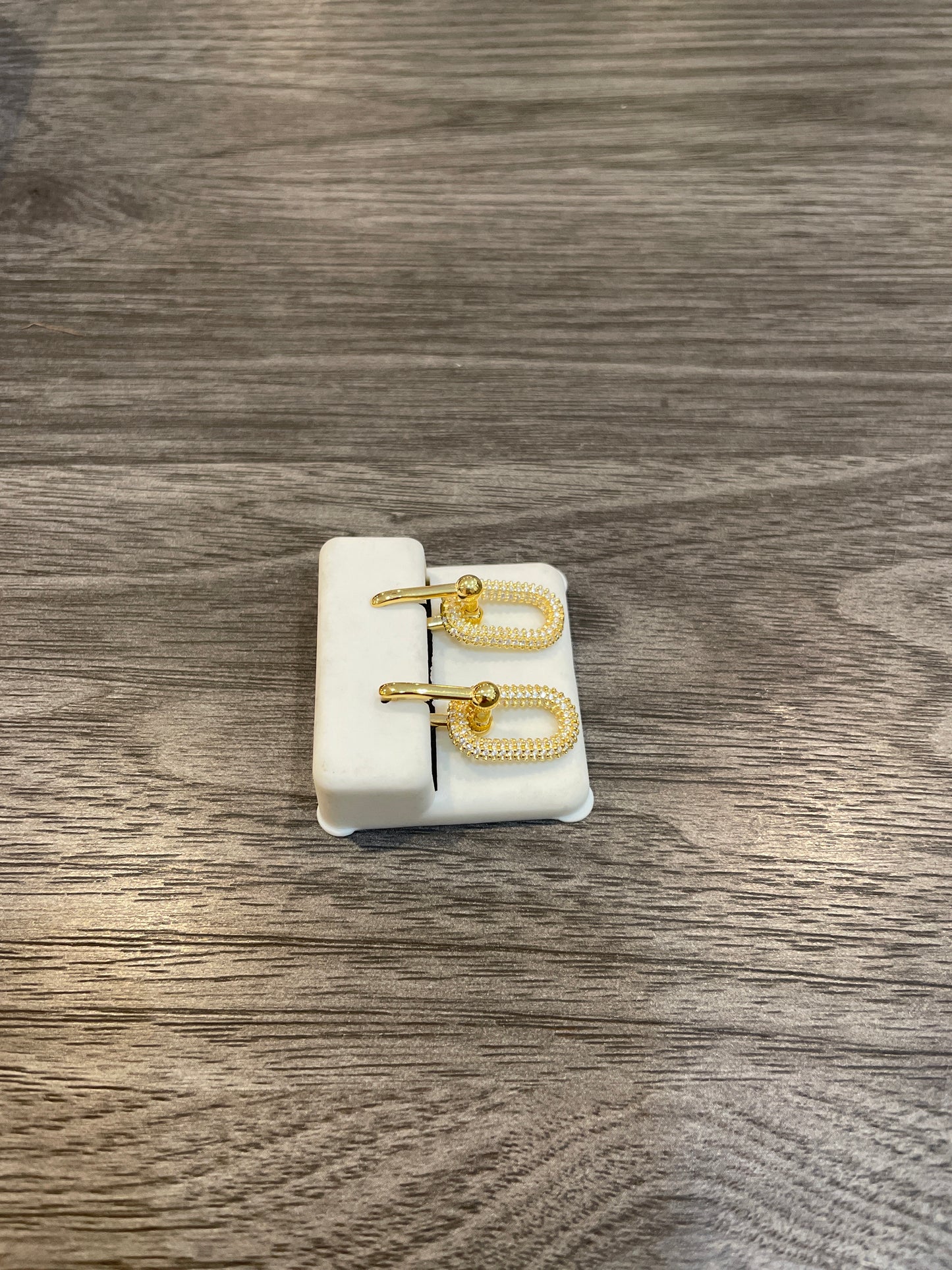 Large Link Hardware Earrings