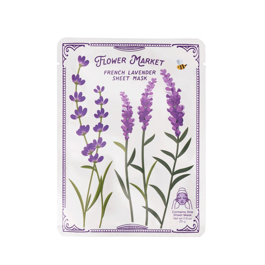 French Lavender Sheet Mask – Natural, Soothing, Paraben-Free