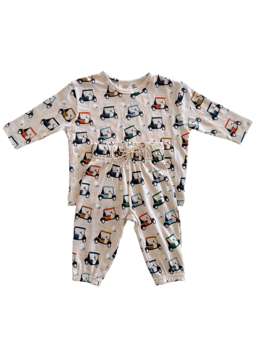 Golf Cart Organic Long Sleeve Tee & Pant Set
