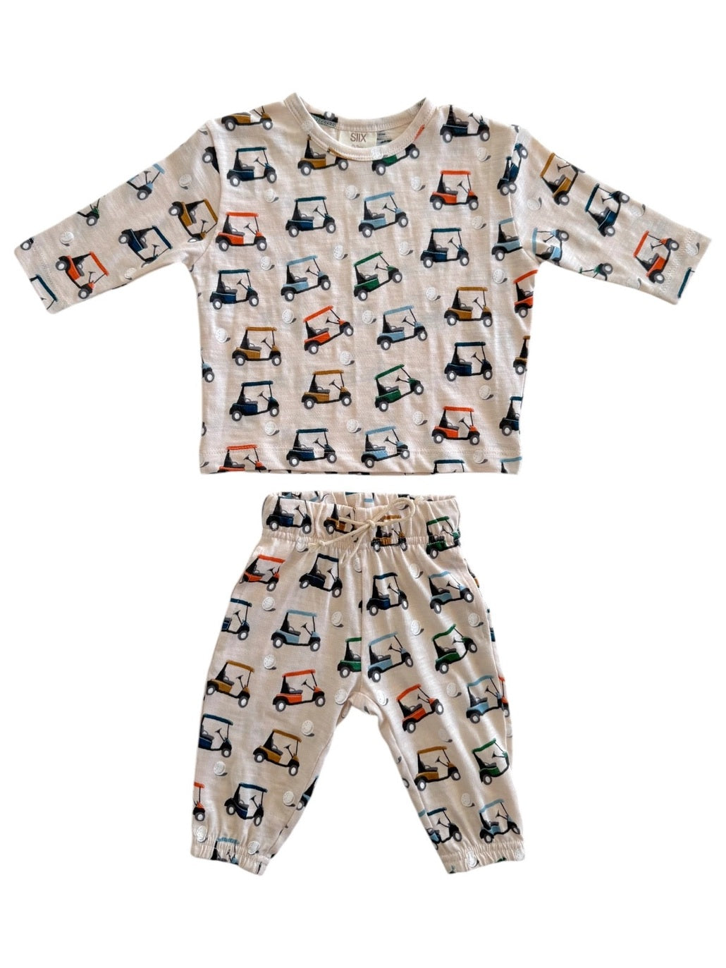 Golf Cart Organic Long Sleeve Tee & Pant Set