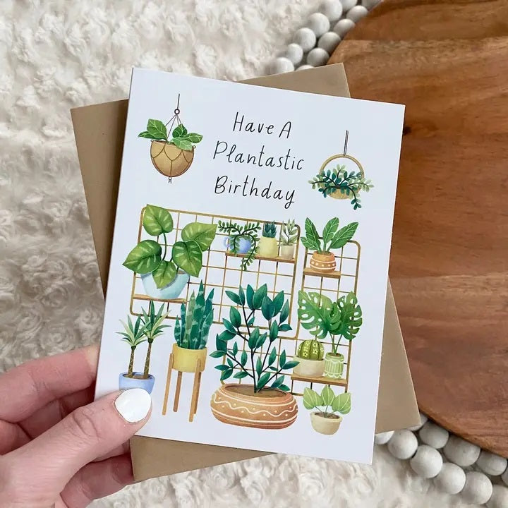 Big Moods, Have A Plantastic Birthday Greeting Card