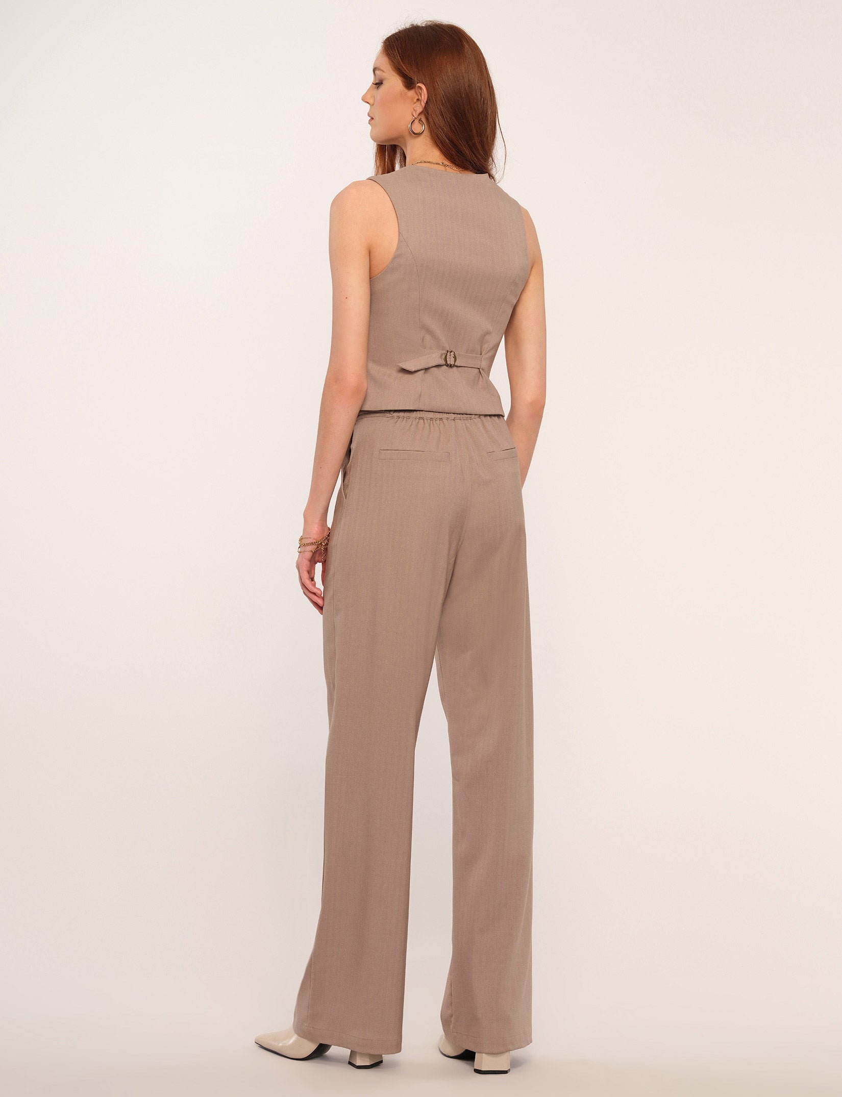 Heartloom, Maxine Trouser Pant in Khaki - Boutique Dandelion