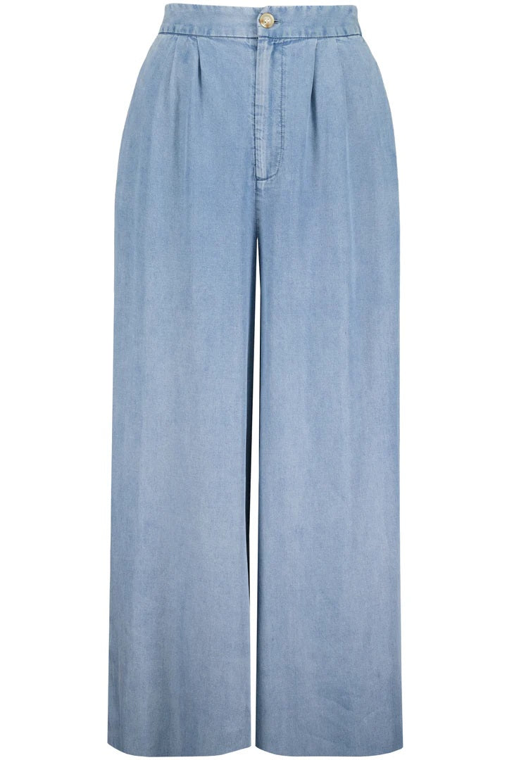 Bishop + Young, Marbella Wide Leg Pant in Tencel - Boutique Dandelion