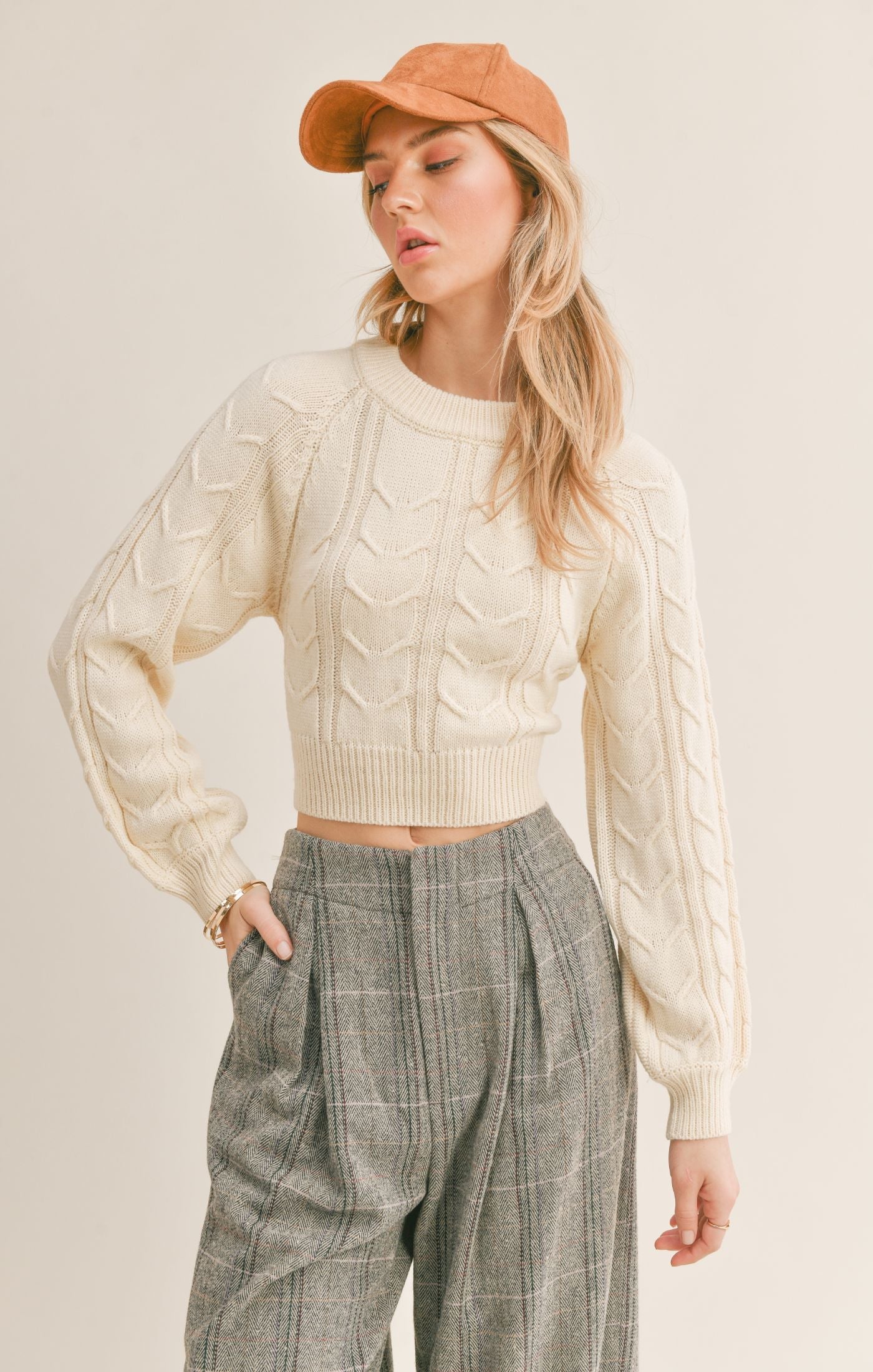 Sage The Label, Remind You Not Backless Sweater in Off White - Boutique Dandelion